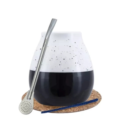Yerba Mate Starter KIT LARGE CALABACH pommilla