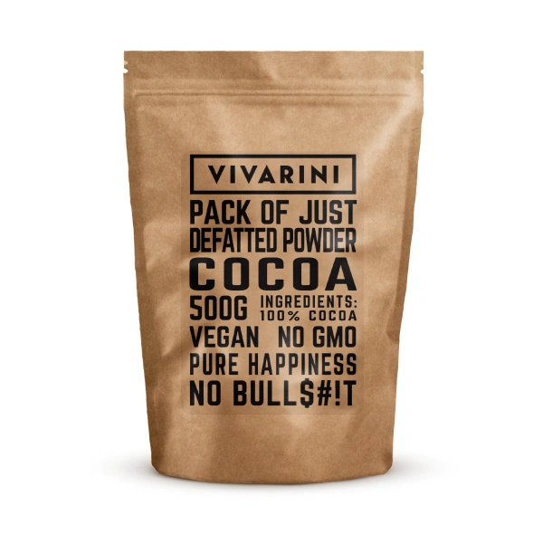 Vivarini – Alkaloitu kaakao tumma (jauhe) 0,5 kg