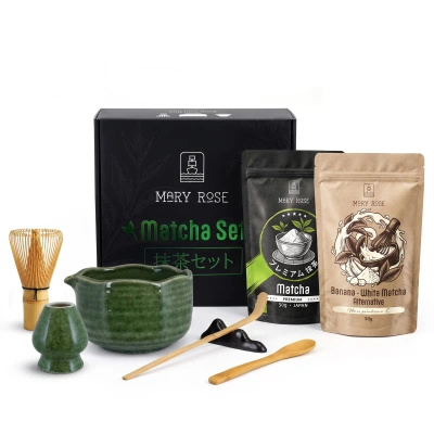 Lahjasetti värikkääseen Matcha Latteen: Matcha + White Matcha + tarvikkeet