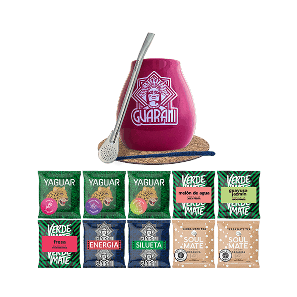 Yerba Mate Set 500g Mate Gourd Bombilla 10x50g Mate Gourd Bombilla 10x50g