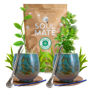 Yerba Mate Setti Soul Mate 500g 0,5kg 2x Kalebassi + 2x Bombilla