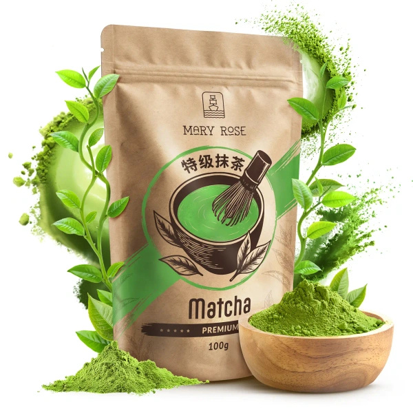Mary Rose – Kiinalainen Matcha Vihreä Tee Premium 100 g