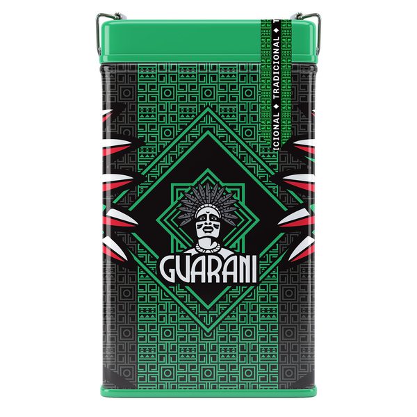 Yerbera - Tinapurkki + Guarani Elaborada con Palo Tradicional 0.5kg