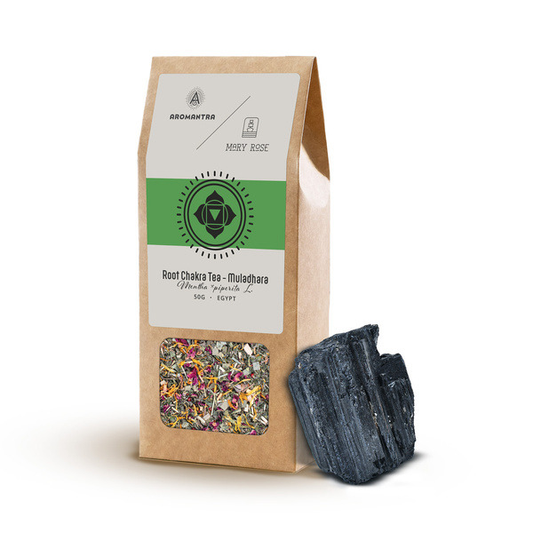 Juurichakran (Muladhara) setti: chakratee + maaginen jalokivi