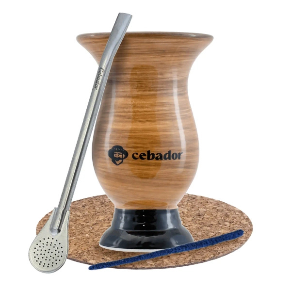 Tarvikesarja Yerba Mate Matero Bombilla 19 cm Yerba Mate Matero Bombilla 19 cm