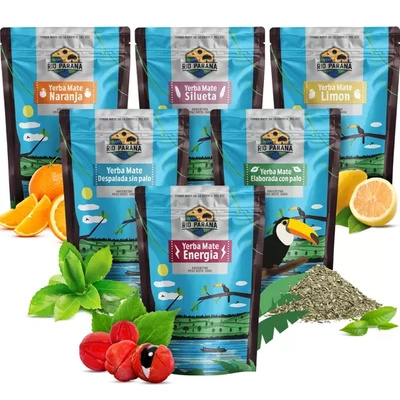 Sarja Yerba Mate Rio Parana eri lajeja 6x500g