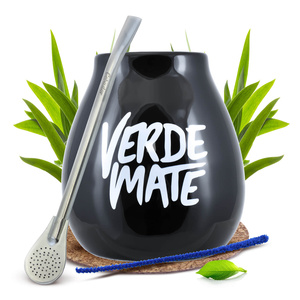 Black Verde Mate kurpitsa + bombilla setti