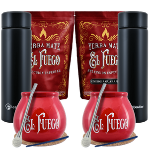Yerba Mate El Fuego termospullosetti kahdelle 1kg
