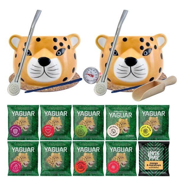 Yerba Mate setti Cup Bombilla 10x50g