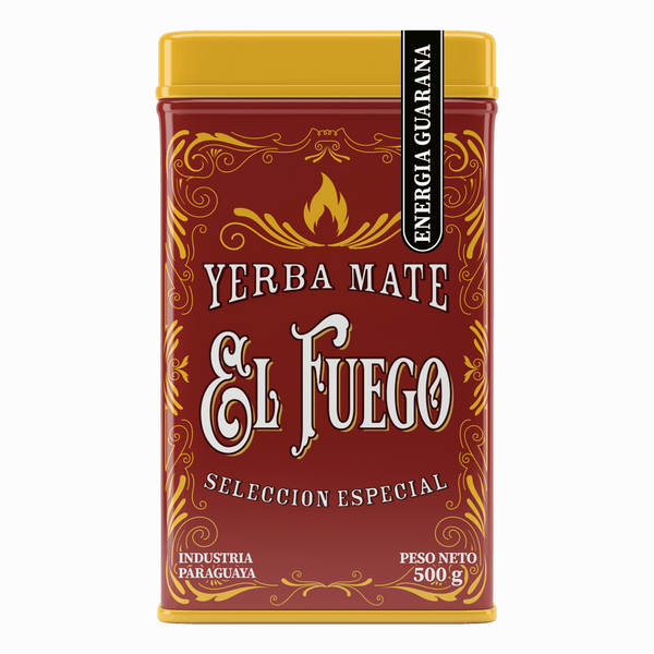 Yerbera - Tinapurkki + El Fuego Energia Guarana 0.5kg 