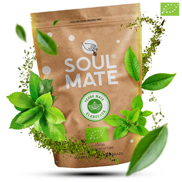 Yerba Mate Set Soul Mate Elaborada 500g 0,5kg Yerbomos + Calabash + Bombilla