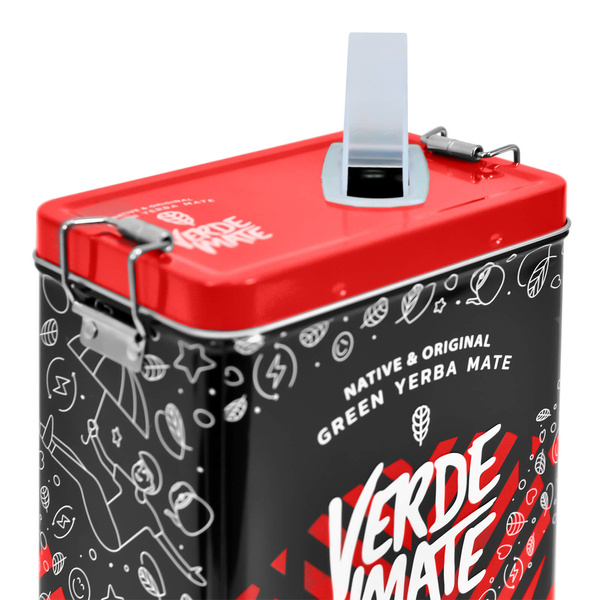 Yerbera - Tinapurkki + Verde Mate Green Energia Guarana 0.5kg