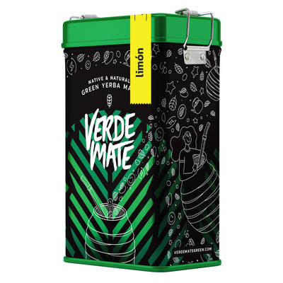 Yerbera - Tinapurkki + Verde Mate Green Limón 0.5kg