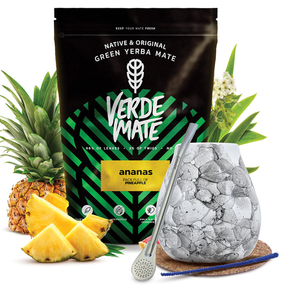 Yerba Mate Setti Verde Mate 500g 0,5kg Kalebassi + Bombilla