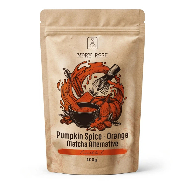Mary Rose – Orange Matcha Alternative – Pumpkin Spice (jauhe) 100 g