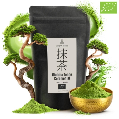 Mary Rose – Japanilainen Vihreä Matcha Tenno Tee (BIO) Seremoniallinen 50 g