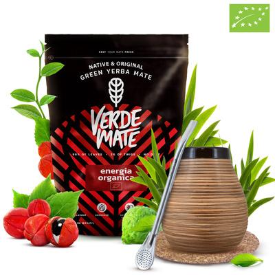 Yerba Mate Setti Verde Mate 400g 0,4kg Kalebassi + Bombilla
