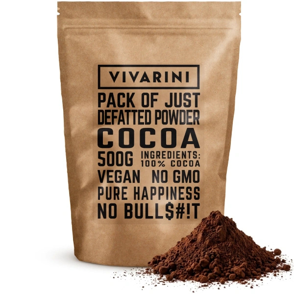 Vivarini – Alkaloitu kaakao tumma (jauhe) 0,5 kg