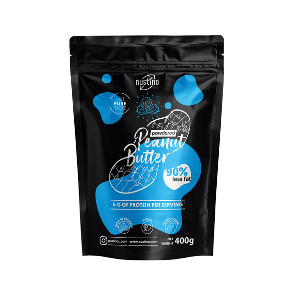 Nustino - Maapähkinävoijauhe - Pure 400 g