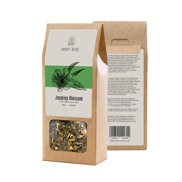 Mary Rose - Jasmiininkukkainen vihreä tee - 50g