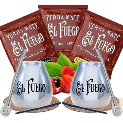 Yerba Mate Set pariskunnille El Fuego THE BEST
