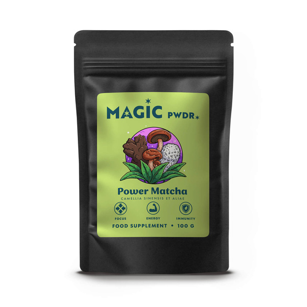 Magic Pwdr – Power Matcha – Energy & Focus Blend 100 g