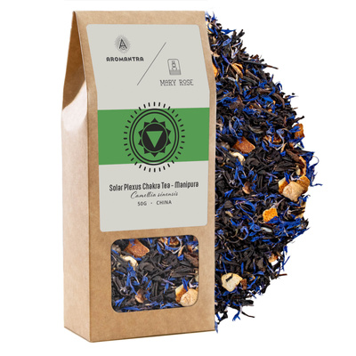 Aromantra x Mary Rose - Solar Plexus Chakra Tea - Manipura (musta tee) 50g