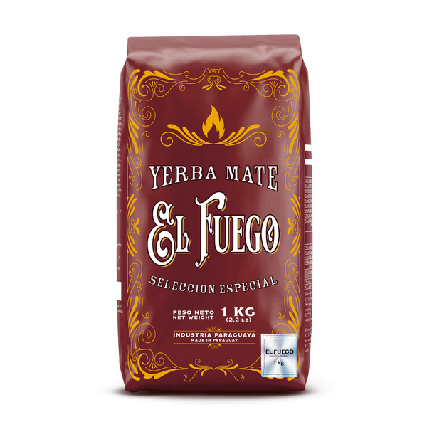 Yerba Mate -setti: El Fuego 1kg + näyte Guarani Energia 50g