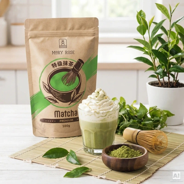 Setti: 2 kiinalaista matcha‑teetä – premium + kulinaarinen