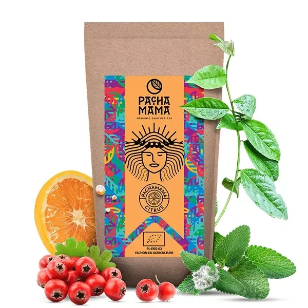 Guayusa Pachamama Citrus - luomusertifioitu guayusa - 100g