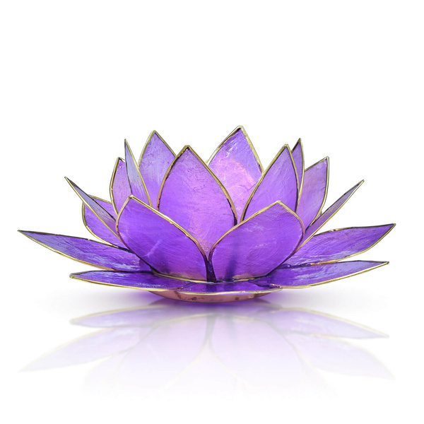 "Lotus Flower" kynttilänpidin - violetti