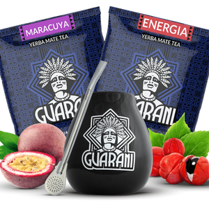 Economy SET Yerba Mate LARGE CALABASH pommilla 