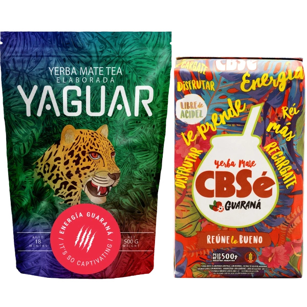 Yerba Mate CBSe Yaguar Energia 2x500g 1kg 1kg