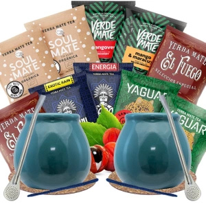Set 500g Yerba Mate 10 x 50g kahdelle henkilölle.