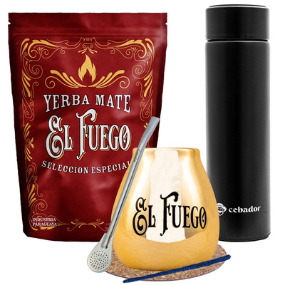 Yerba Mate El Fuego Elaborada 500g termospullosetti