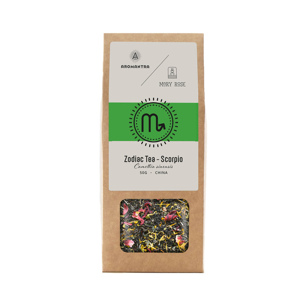 Aromantra x Mary Rose - Zodiac Tea - Scorpio (musta tee) 50g