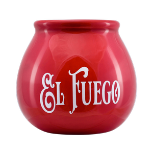 Keraaminen Calabash El Fuego logolla (punainen) 300ml