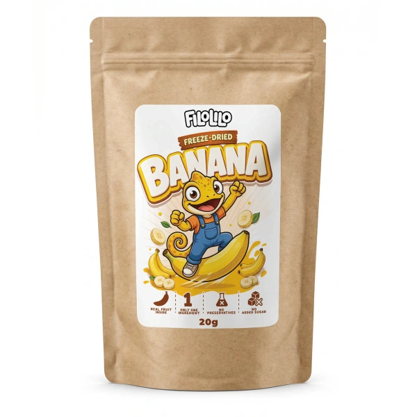 FiloLilo – Pakastekuivatut banaanit (viipaleet) 20 g
