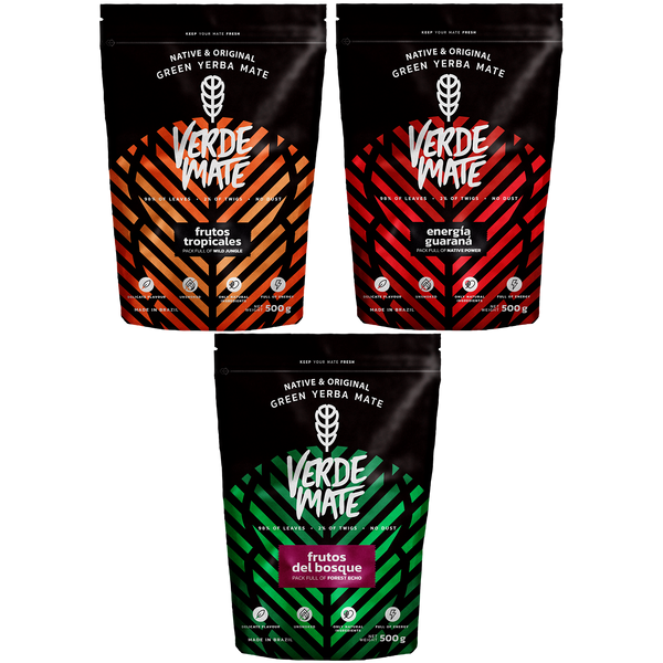 Yerba Verde Mate Green 3x500g eri sekoituksia