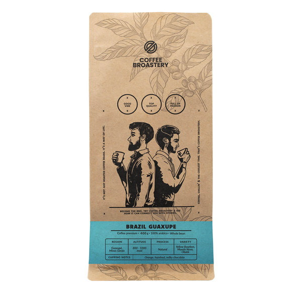 Coffee Broastery - Täysjyväkahvi Brasilia Guaxupe Premium 400g
