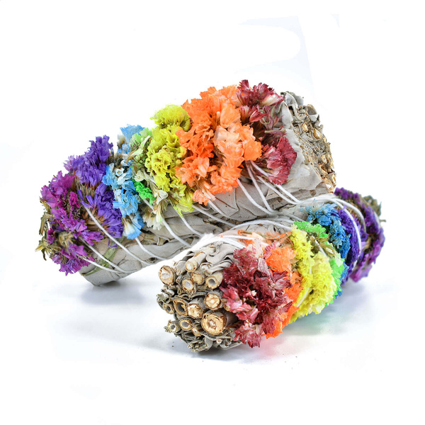 Valkoinen Salvia "Seven Chakras" - suitsuke 20-30g (nippu)
