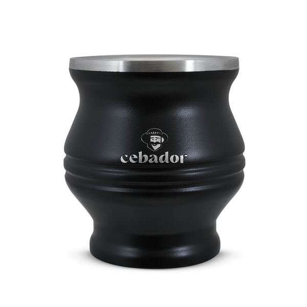 TermoColador - lämpökuppi yerba matelle - 190 ml (musta)