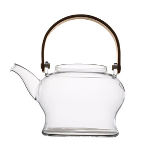 Lasinen teekannu, jossa on keitin Flor 600ml