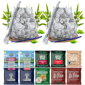 Yerba Mate setti KAHDELLE Calabash Bombilla