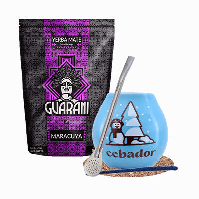 Setti Yerba Mate Maracuya + kalebassi 500g