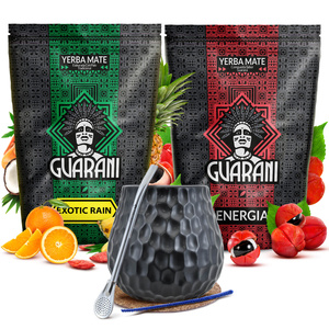 Yerba mate setti Guarani 2x500g keraaminen calabash bombilla keraaminen calabash bombilla