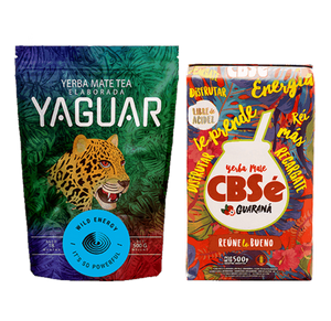 Yerba Mate CBSe Energia + Yaguar Wild 2x500g 1kg 1kg