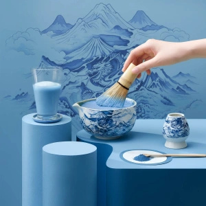 Seremoniallinen setti matcha-teen valmistukseen: japanilainen luomu matcha 30g + tarvikkeet