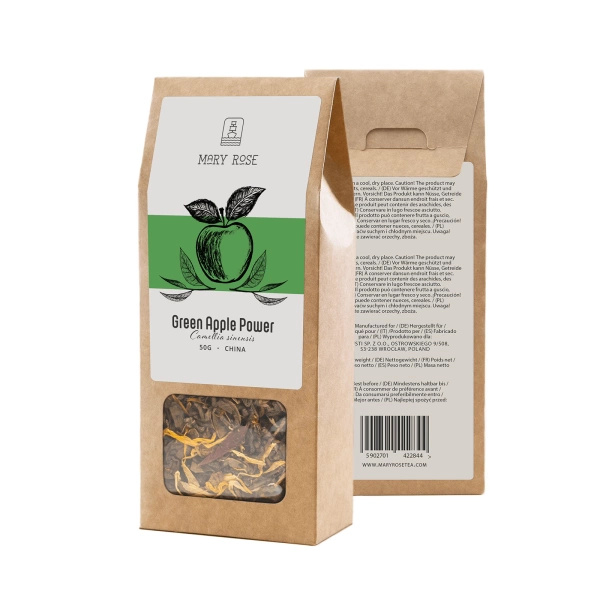Mary Rose - Green Apple Power Vihreä tee - 50 g