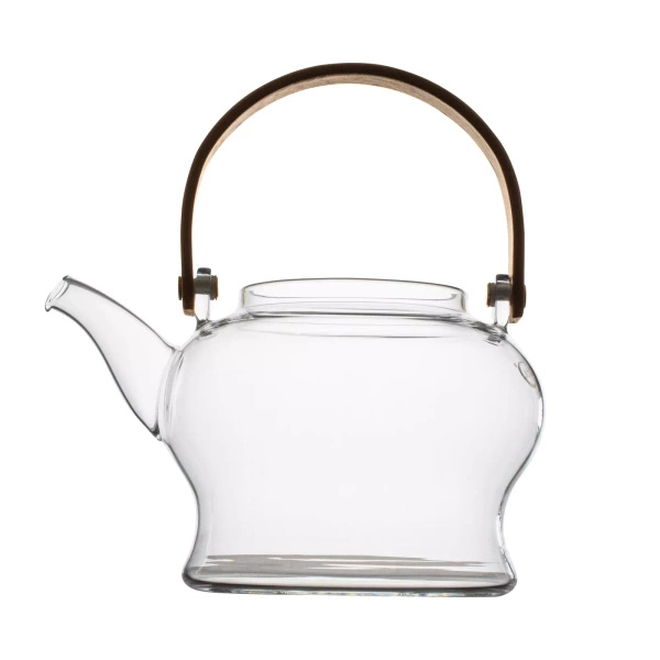 Lasinen teekannu, jossa on keitin Flor 600ml